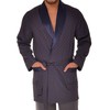 Revise RE-502 Elegant Short Men's Dressing Gown - Smoking Jacket