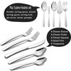 Heavy Duty Silverware Set, HaWare 65 Pieces Stainless Steel Flatware