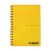 Silvine Luxpad A5 Memory Aid Yellow Paper Notebook - Lined