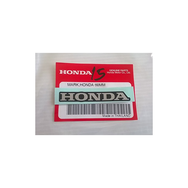 Honda 'Mark 60mm Sticker Decal SILVER/BLACK 100% GENUINE