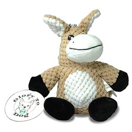 Glory To Dog Barnyard Donkey Plush Small Dog Toy