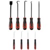 QWORK® 9Pcs Long Hook and Pick Set with Scraper, RemovalPullerHook,