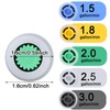 10pcs Shower Flow Restrictors, Plastic GPM 1.5/1.8/2.0/2.5/3.0 Water Saver Shower