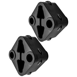 HUFEWU Rubber Rear Exhaust Pipe Support Isolator Muffler Fit for Ram 1500 2019 2020 2021 2022 2023 2024 2025 Hanger Vibration Dampener, Replace 68519121AA 68335439AA, 2Pcs