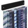 Tie Rack Belt Hanger Wall Mounted, Lomrsiul Non Slip 180