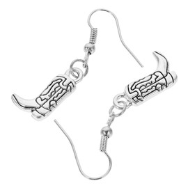 KICHOUSE Cowgirl Boot Dangle Earrings for Women Cute Western Style Drop Earrings Chic Cowgirl Accessories Elegant Lightweight Design for Parties Daily Wear