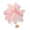 Ostrich Feather Table Lamp Rechargeable Modern Romantic Decoration Lamp Bedroom