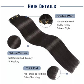 Sunya Extensiones Cabello 110gr 14in Negro Natural #1b