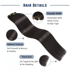 Sunya Extensiones Cabello 110gr 14in Negro Natural #1b