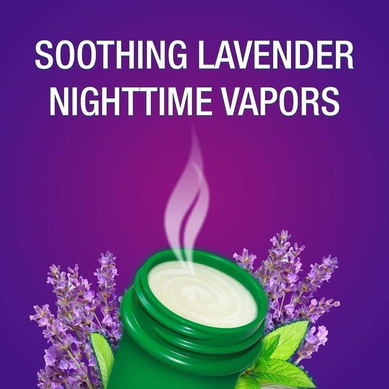 Mentholatum Nighttime Vaporizing Rub - 1.76 oz, Pack of 6