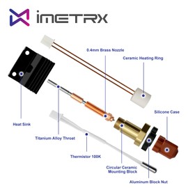 Ender 3 V3 SE Hotend With Ender 3 Heat Sink High Temperature Druckkopf Fast Printing Heizblock Kit For Ender 3 V3 SE 3D Drucker-Support 1.75mm Filament