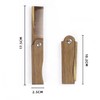 Folding Wooden Beard Brush/Hair Comb Stocking Filler Pocket Sized Durable