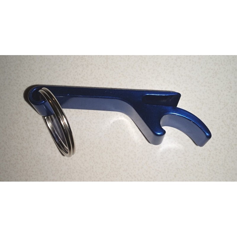 Budweiser Bud Light Metal Bottle Opener Keychain, 2.5", New.