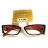 Magnivision Elegant Eyes Elizabeth (Magenta) Women's Rectangular Reading Glasses (+1.00)