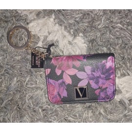 Victoria's Secret Victoria Secret  foldable Card Case brand new black multi floral