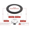 Standard, 6.5 Inch 4-Pack Foam Speaker Repair Kit FSK-6.5-4 (4