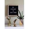 Letter Board The Original Black Felt Board with Stand, Built-in