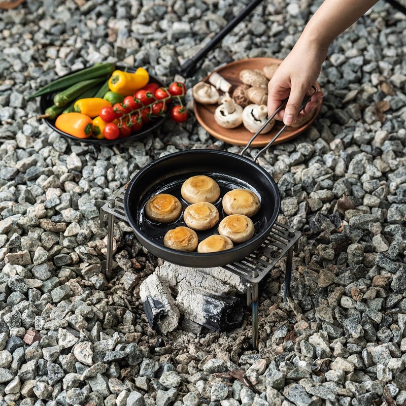 Boundless Voyage Titanium Grill with Carry Bag Outdoor Camping Grill