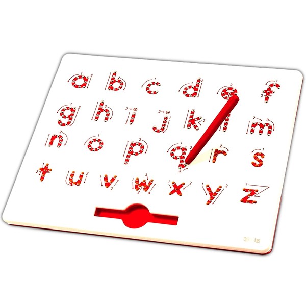 Play22 Magnetic Drawing Board - STEM Educational Learning ABC Lowercase Letters Kids Drawing Board - Writing Board for Kids Erasable - Magnetic Doodle Board - Best Gift for Kids