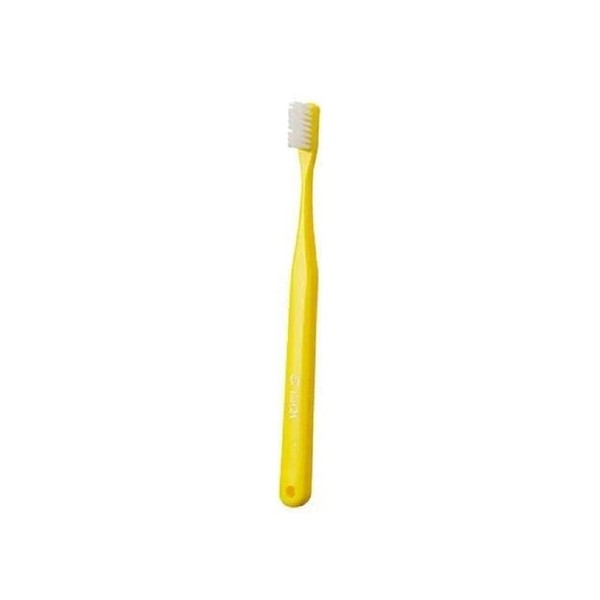 Tuft 24 [Toothbrush/Tuft] Set of 25 Oral Care Tuft 24 General Adult 3 Row Toothbrush, M (Medium), Yellow
