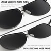 Push-in Eyeglass Nose Pads - PFDHQS 18 Pairs Glasses Nose
