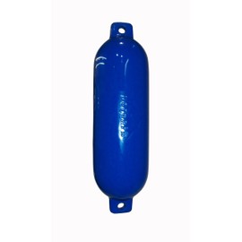 Dock Edge + Inc. Twin Eye Dolphin Smooth Boat Fender (6.5 x 23-Inch, Navy Blue)