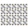 20PCS Ceramic Tile Sticker Waterproof Non Slip Wall Floor Sticker