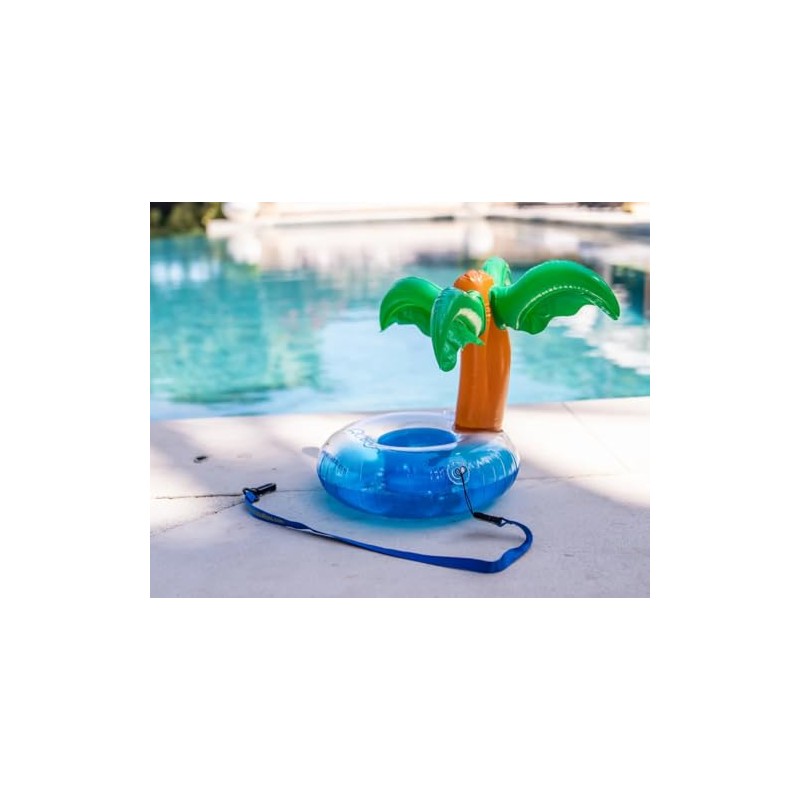 ACQUABOSS Inflatable Drink Holder – Floating Beverage Accessory for Pool,
