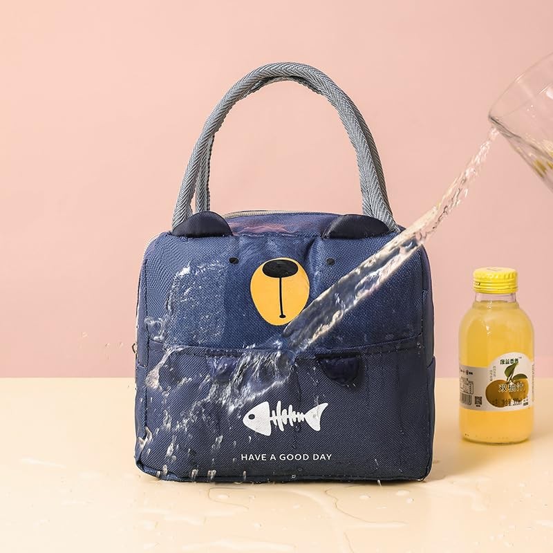 Portable Insulated Thermal Cooler Cartoon Lunchbox Tote Picnic Bento Storage
