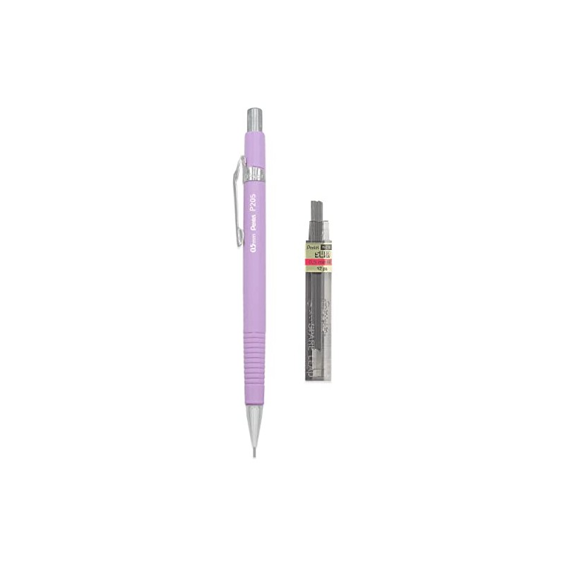 Pentel P205-97C Mechanical Automatic Pencil - Pastel Floral Range -