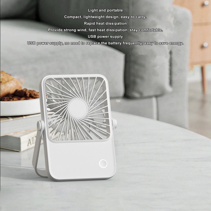 Small Desk Fan USB Powered Portable Table Fan Fast Cooling