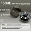 FARBIN Car Horns 12v Loud Dual-Tone Auto Snail Horn Electric