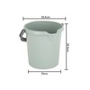(Set of 2) High Grade 5L Litre Plastic Bucket With