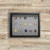 Golf Ball Marker Shadowbox Display | Holds Flat or Pegged