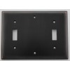 Oil Rubbed Bronze 3 Gang Wall Plate - 1 Toggle