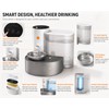 New Stainless Steel Bowl Pet Intelligent Peering Water Dispenser Automatic
