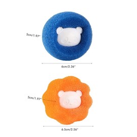 Zhongdawei Pet Hair Remover for Laundry, 12 Pcs Pet Hair Remover Laundry Balls for Washing Machine Hair Remover for Removing Pet Hair Lint Hair