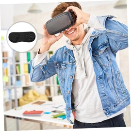 Housoutil Vr Lens Cover Protector for Vr Lightweight Dustproof and Scratch Resistant Comfortable Memory and Material Black Lens Protector for Headset Accessories