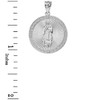 Religious Jewelry 925 Sterling Silver Our Lady Of Guadalupe Miraculous