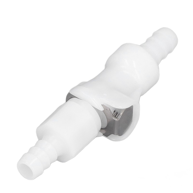 Plastic Hose Quick Connector 5/16 Tube with Shut Off Food