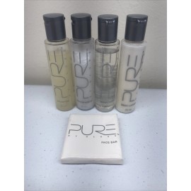 PURE BY GLOSS Lemon Travel Size Shampoo Conditioner Body Wash Body Lotion Soap