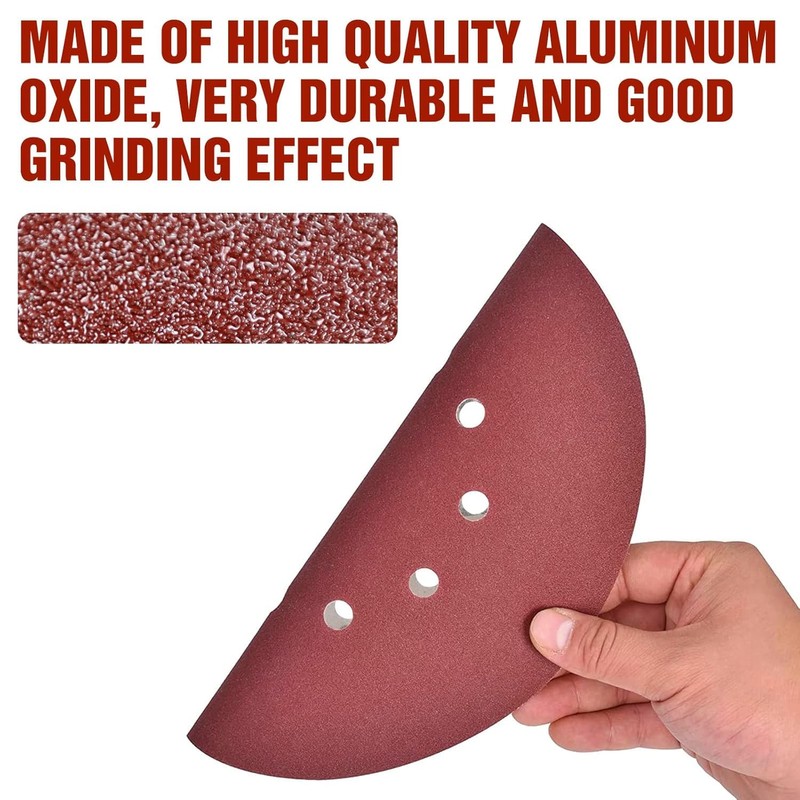 9 Inch 10 Holes Sanding Disc 240 Grit Drywall Sandpaper
