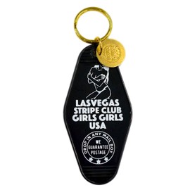 Blue Vogue Biker Motorcycle Harley American Casual Vintage Motel Key Chain USA American Miscellaneous Goods Double-Sided Hot Stamped USMO, 007 BLACK