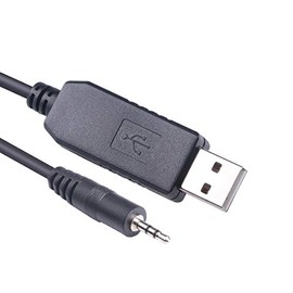 USB Serial Cable for APC Network Management Card AP9630 AP9631 940-0299A, USB to 2.5mm TRS Audio Jack AJ RS232 Connector
