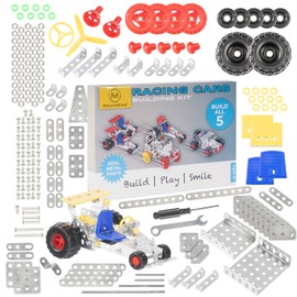 MALUVRIAN Erector Set STEM Educational Construction Toys | Metal Building Kit for Boys & Girls Age 8-12 Years Old | 236-pc Set