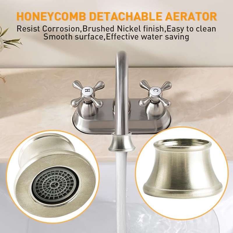 Faucet Aerator Compatible with Moen 116618BN, Faucet Parts High Flow
