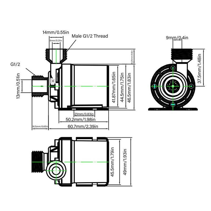 Solar Water Pump Kit with Timing Controller, Solar Powered Water