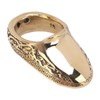Archery Thumb Rings Good Protection Engraving Pattern Brass Finger Protector