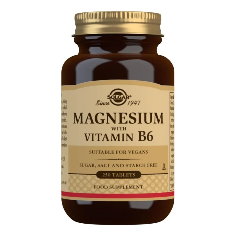 Magnesio Con Vitamina B6 X 250 Comprimidos