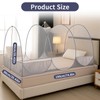 comeder Pop-up Foldable Mosquito Net, Single Family Bed Mosquito Net